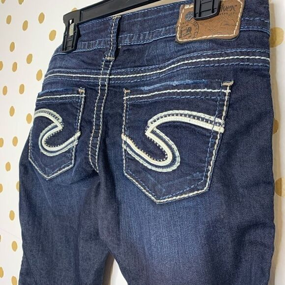 Silver Jeans Frances 18” Low Rise Bootcut Jeans 25 - Picture 3 of 7